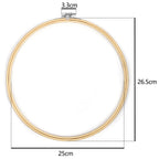 Bamboo Embroidery Hoop – 8 Round Sizes