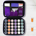 Kit de Pintura de Diamantes 5D DIY con 30 Botellas, Caja de Almacenamiento y Herramientas Multifuncionales para Pintura de Diamantes, Adecuado para Arte de Diamantes