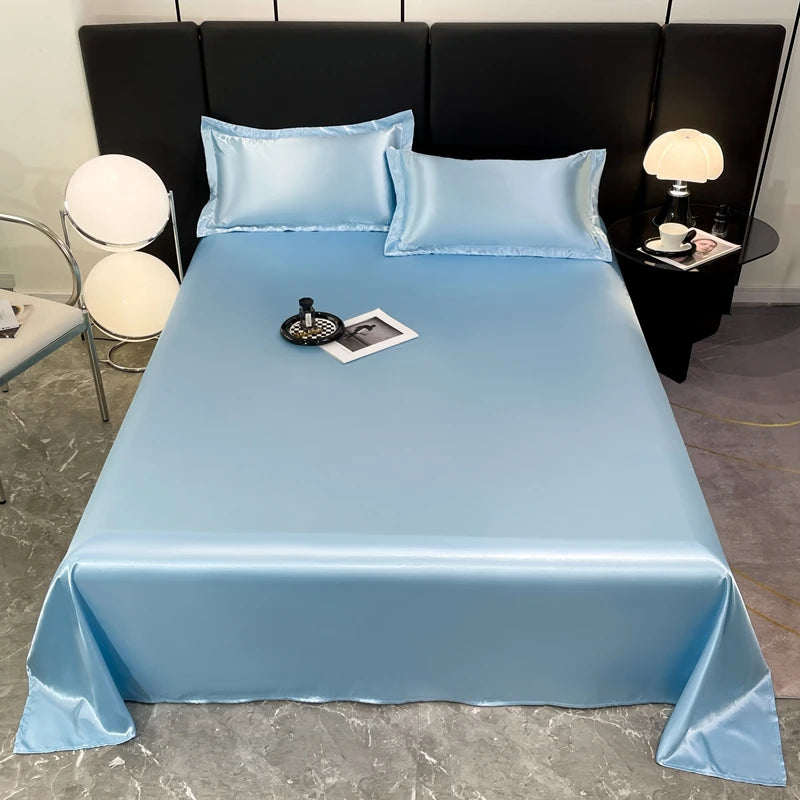 Polyester Flat Bed Sheets – 1-Piece or 3-Piece Sets