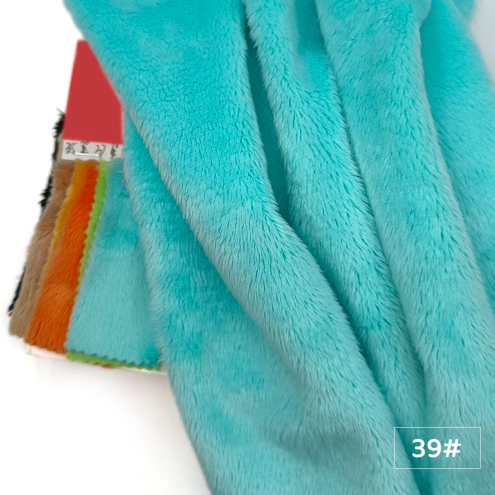 5mm Plush Faux-Fur Fabric – Soft Pile, 45x50cm, 30 Colors