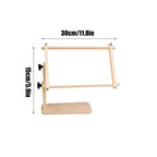 Adjustable Wooden Embroidery Hoop Stand – 2 Sizes