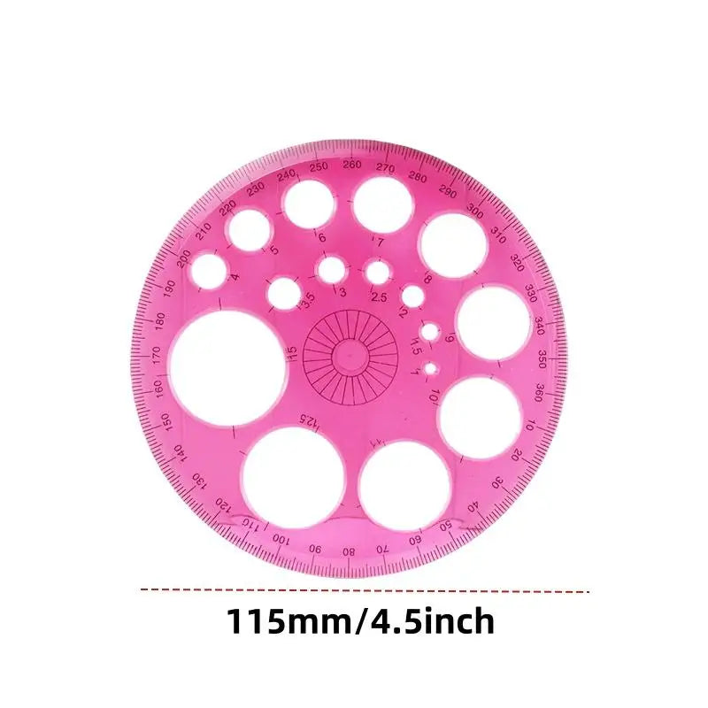 Circle Size Template Ruler for Quilting & Appliqué Design – Quilling & Pattern Making Tool