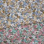 Tela de Algodón con Estampado Floral Pequeño – 145cm (57") de Ancho | Cortada a Medida | 4 Diseños