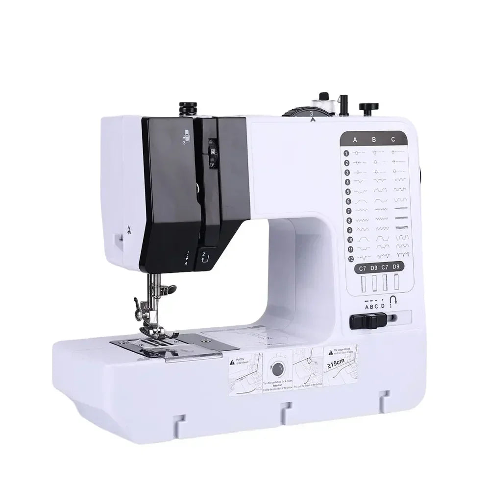 38-Stitch Mini Sewing Machine – Portable, LED Light, Foot Pedal & Bundle Options