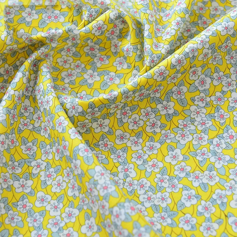 100% Cotton Poplin Floral Fabric – 50S Digital Print | 145 cm Wide | Dresses, Shirts & Pajamas