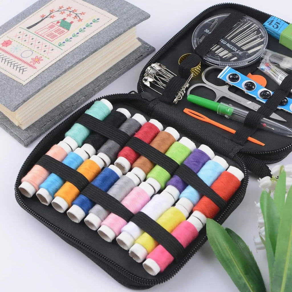Chinese Style Embroidery Stitches Book Set – Hoop, 50-Color Threads & 10-Page Stitch Atlas
