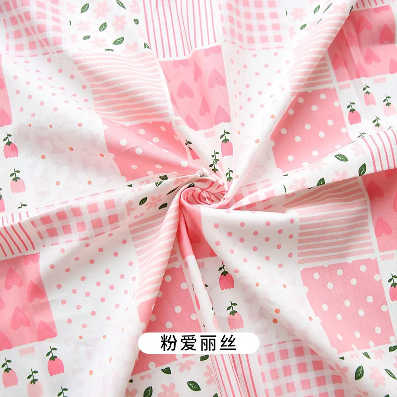 Fabric - 40 Precut Strips (6.35 X 49.78 cm) for Quilting And Sewing, 20 Floral Prints Assortment, 100% Material,