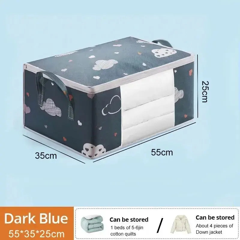 Quilt & Bedding Storage Bag – Foldable Dustproof Organizer, 2 Sizes