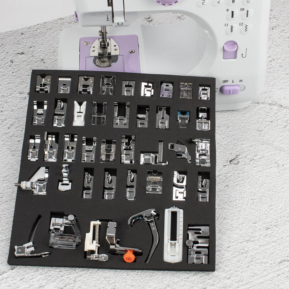 Sewing Machine Presser Foot Kit – 32 to 72 Pieces, Fits Brother, Singer, Janome & More