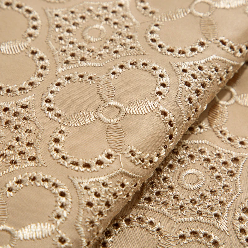 African Swiss Voile Cotton Lace Fabric – 5 Yards | Nigerian Embroidered Lace for Men’s & Women’s Clothing & DIY Sewing