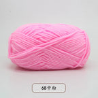 Hilo de algodón con leche de 4 cabos – 80% algodón, 20% fibra de leche | ~90 m (~98 yd) por madeja | Tejido a mano y a crochet
