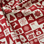 100% Cotton Christmas Print Fabric, 140cm Wide