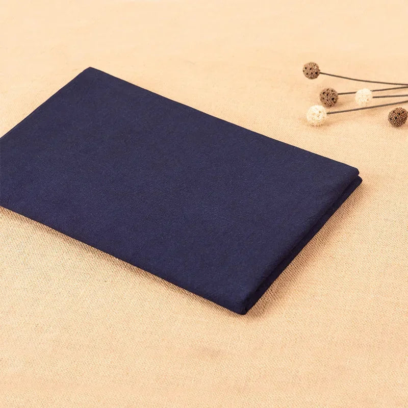 Indigo Batik Cotton Fabric – Grass-Dyed Sashiko & DIY Quilting Cloth (115cm Wide)