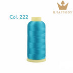 40WT Polyester Embroidery Thread – 5000 Meters per Spool | 128 Colors for Machine & Hand Embroidery