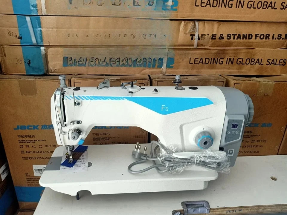Jack F5 Direct Drive Flat Stitch Industrial Sewing Machine with Computer Table