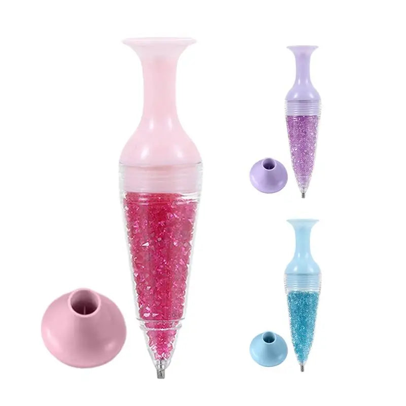 Bolígrafo de taladro para pintura de diamantes Flower Pot — Herramienta de taladro de punta para arte de diamantes 5D