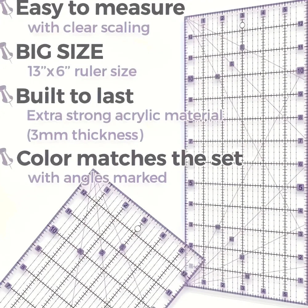 Rotary Cutter Set with A3 Cutting Mat — 45mm, 5 Spare Blades (Set B)