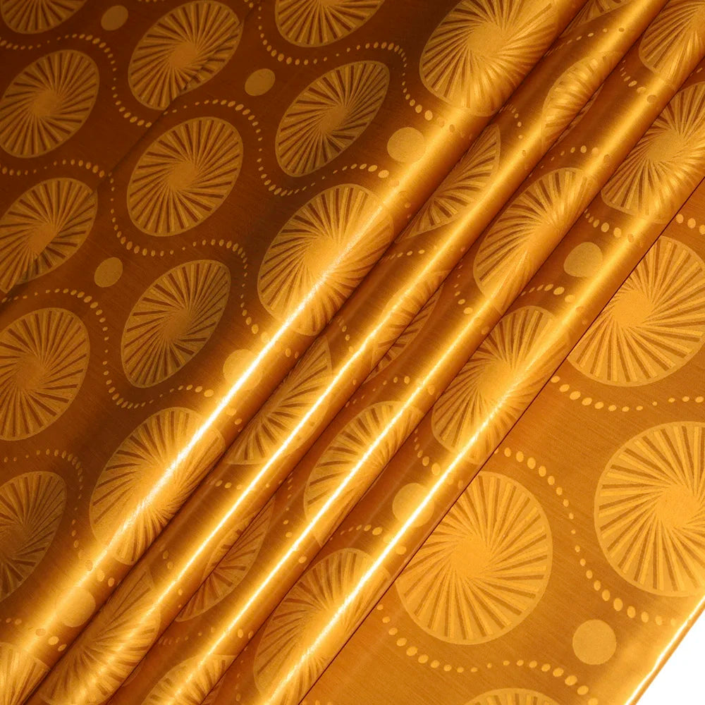 Feitex Bazin Riche Guinea Brocade 100% Cotton Fabric | 160cm Wide | 5 or 10 Yards | African Celebration