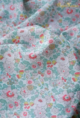 145cm Floral Cotton Poplin Fabric, 50cm Piece
