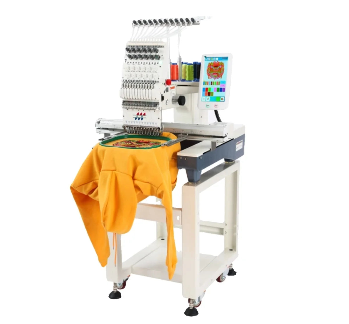 Boutique Commercial Embroidery Machine – 9/12 Needle, Multiple Hoop Sizes, Electric Benchtop