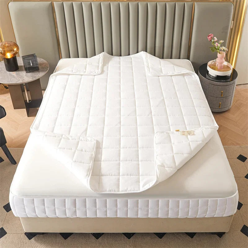 6-Sided Zippered Mattress Protector – Quilted, Multiple Sizes