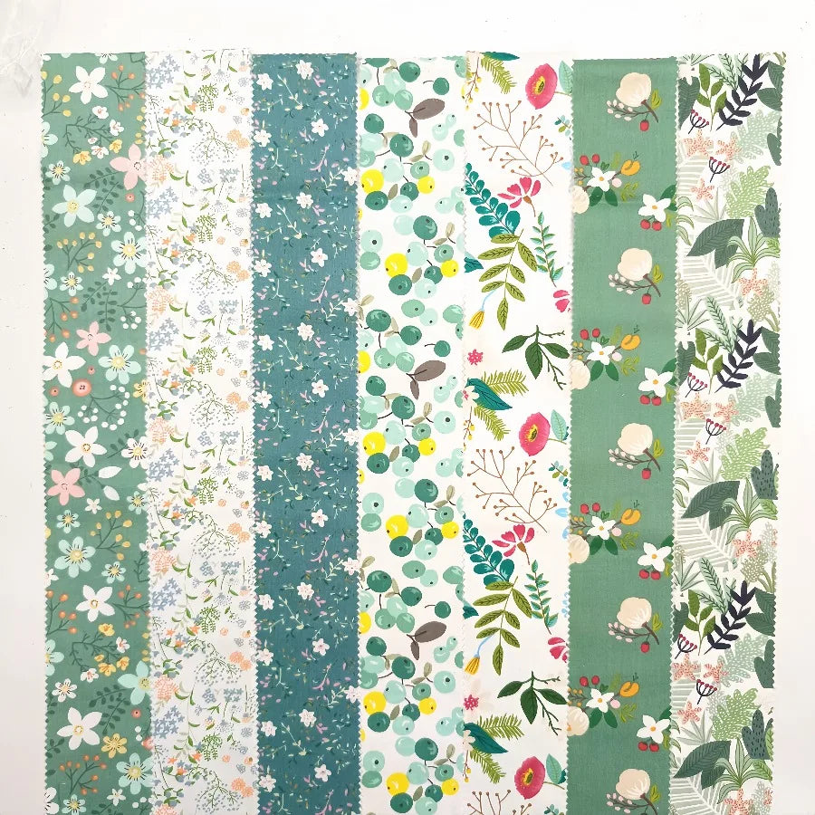 40 Precut Fabric Strips – 2.52" × 19.63" | Quilting & Sewing