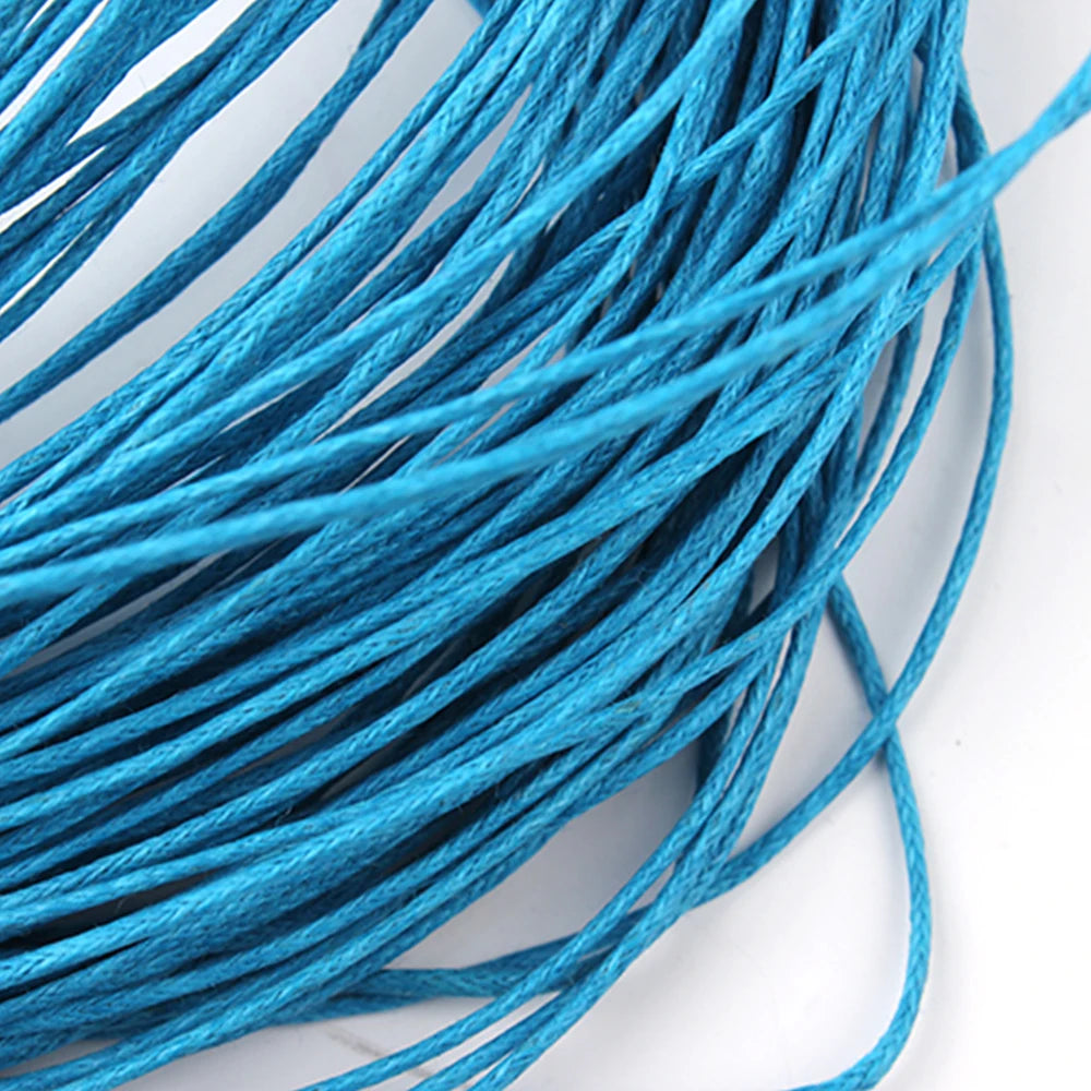 Waxed Cotton Beading Cord – 1mm, 70m Spool | 15 Colors | Bracelets, Necklaces & DIY Jewelry