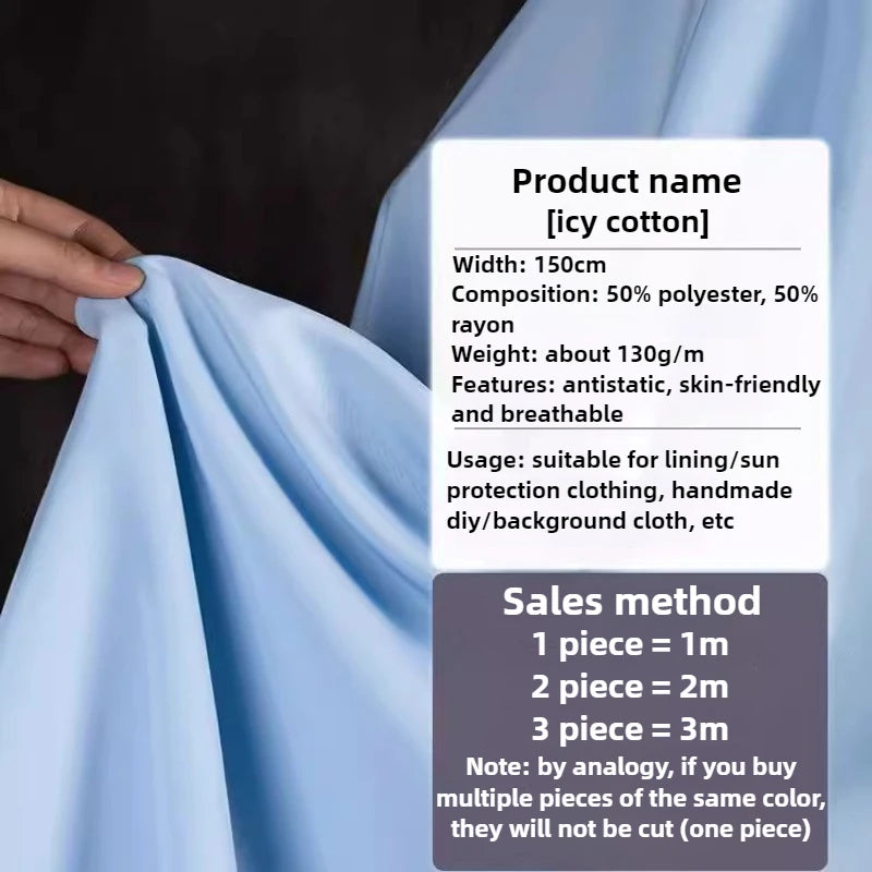 Rayon Lining Fabric — Soft, Anti-Static & Breathable | Sold by the Meter