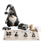 Halloween Gnome DIY Sewing Kit – Witch, Pumpkin & Gnome Doll Patchwork | Pre-Cut Fabric & Supplies Included
