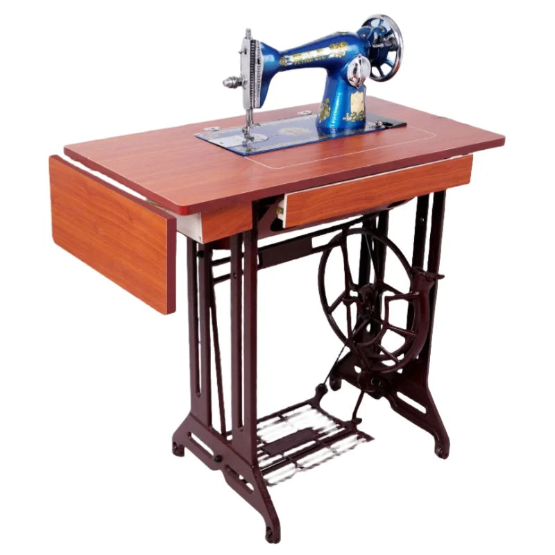 Mini Household Sewing Machine with Foot Pedal – 6mm Thick, Alloy Steel, 220V