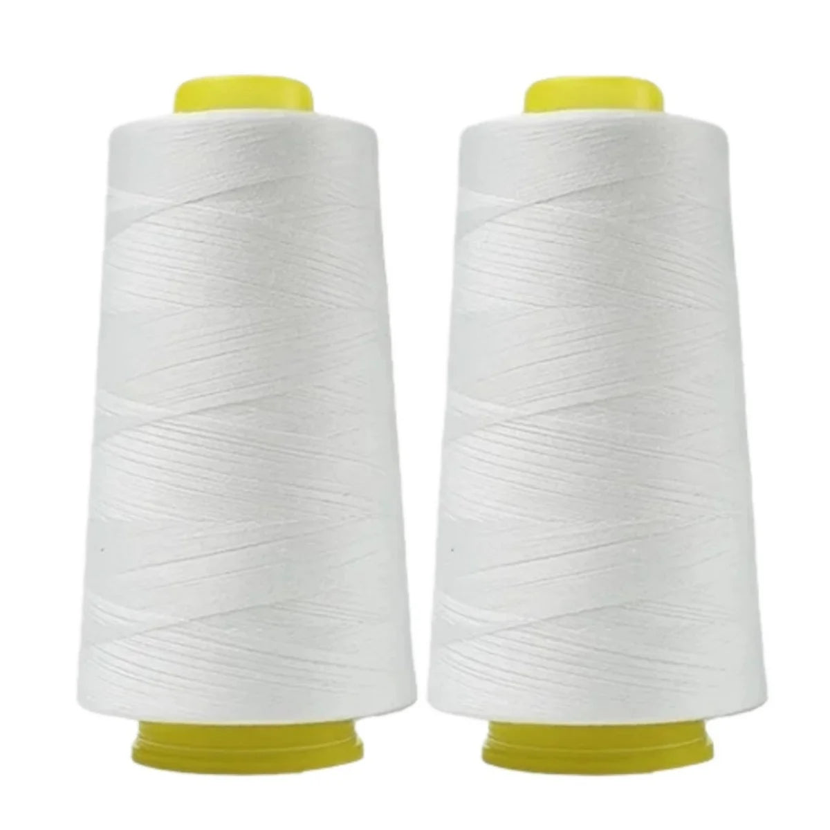 Serger Thread 100% Polyester – 3000 Yards per Roll | Black & White Cones