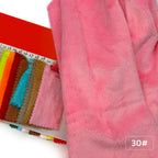 Tela de felpa de imitación de piel de 5 mm – Pelo suave, 45x50cm, 30 colores