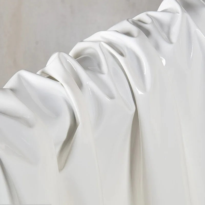 High Elastic Mirror PU Leather Fabric – Bright White, 0.4mm, 140cm Wide – For Tights, Stage Wear & Designer Garments