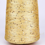 500G Hilo Fantasía de Lentejuelas Brillantes – Para Tejer a Mano y Ganchillo | Lentejuela de 3mm | 25 Colores