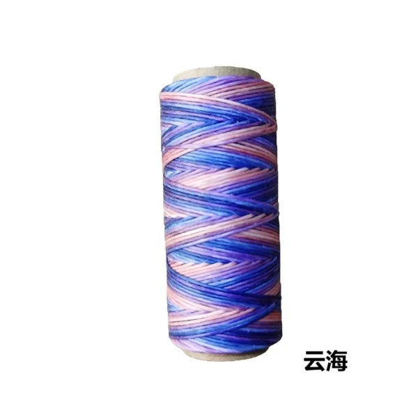 Hilo Redondo de Poliéster Encerado – 0.6mm, Carrete de 50m | 41 Colores | Macramé, Joyería y Marroquinería