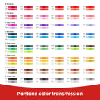 Kit de hilos de poliéster para bordar, 100 colores, 40WT, carretes de 4000m para máquinas de coser y bordar