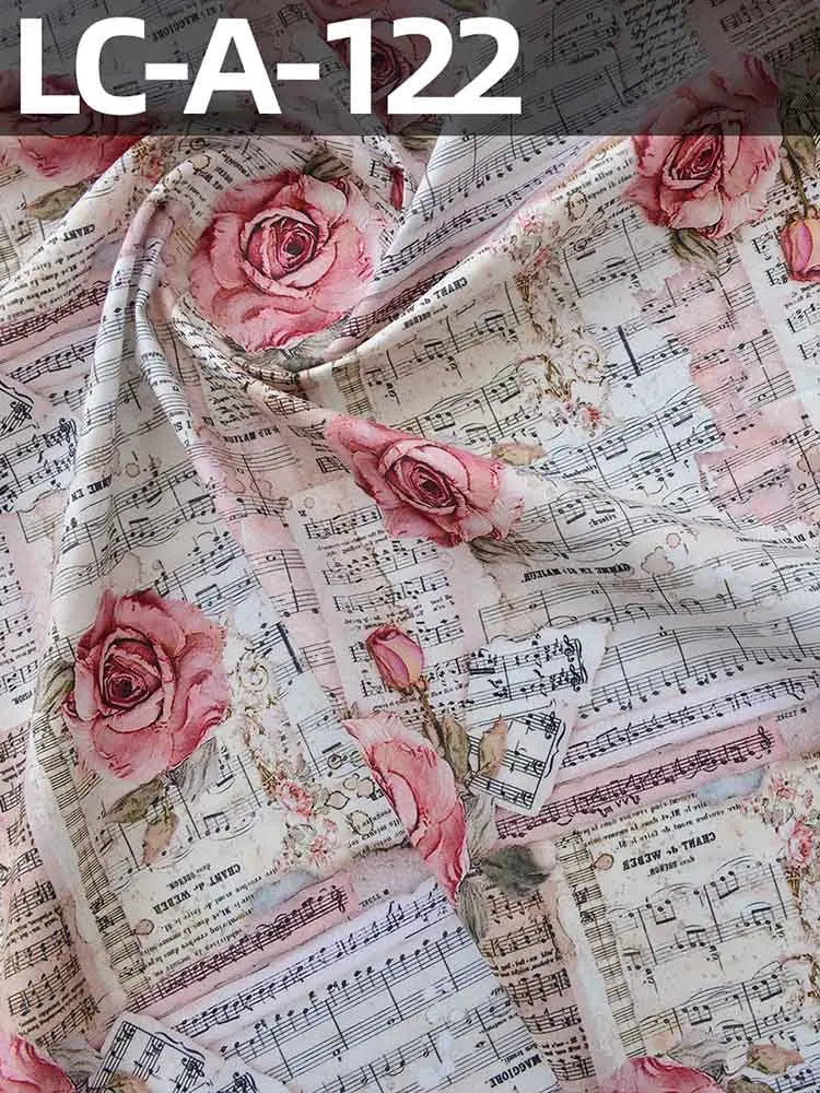 Vintage Newspaper & Map Digital Print 100% Cotton Fabric — 110cm Wide