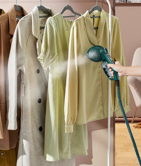 Hanging Steam Iron & Double-Pole Flat Ironing Board – Household Electric Ironing Station