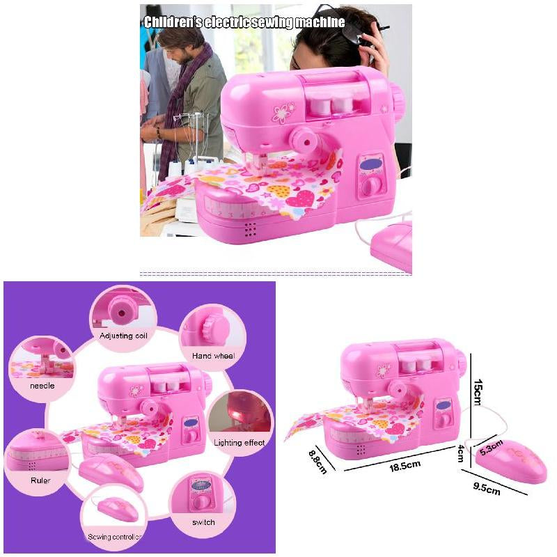 Children's Electric Sewing Machine – Real Stitching, Lights & Sound, Ages 7–14