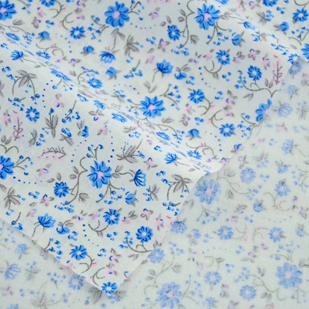 Fabric - 40 Precut Strips (6.35 X 49.78 cm) for Quilting And Sewing, 20 Floral Prints Assortment, 100% Material,