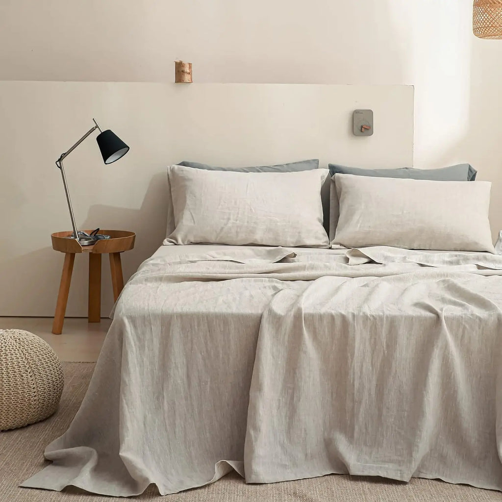 100% Washed French Linen Fabric – Soft Natural Flax | 280 cm Wide | Clothing, Tablecloths & Curtains