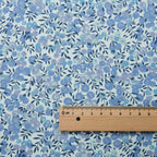 Small Floral Print Cotton Poplin Fabric – 145cm Wide | 6 Color Options