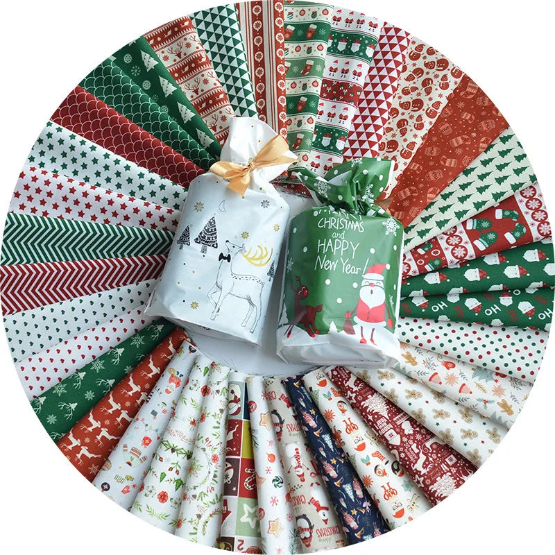 100% Cotton Christmas Print Fabric, 140cm Wide