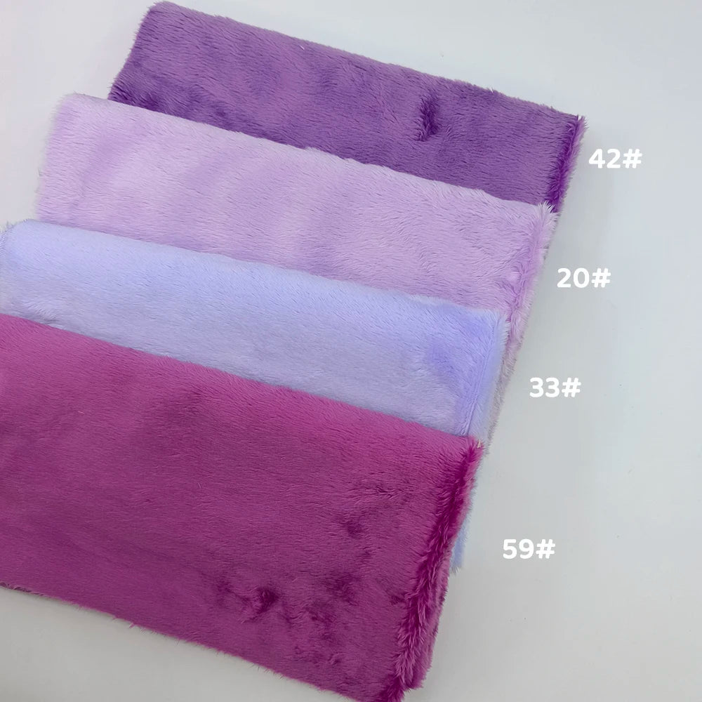 Tela de felpa de imitación de piel de 5 mm – Pelo suave, 45x50cm, 30 colores