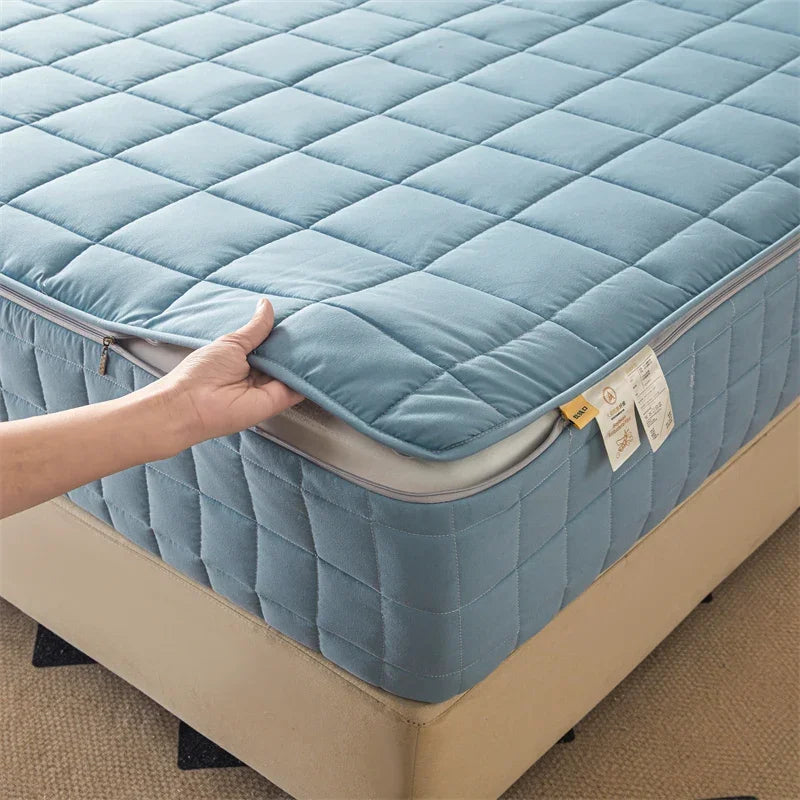 6-Sided Zippered Mattress Protector – Quilted, Multiple Sizes