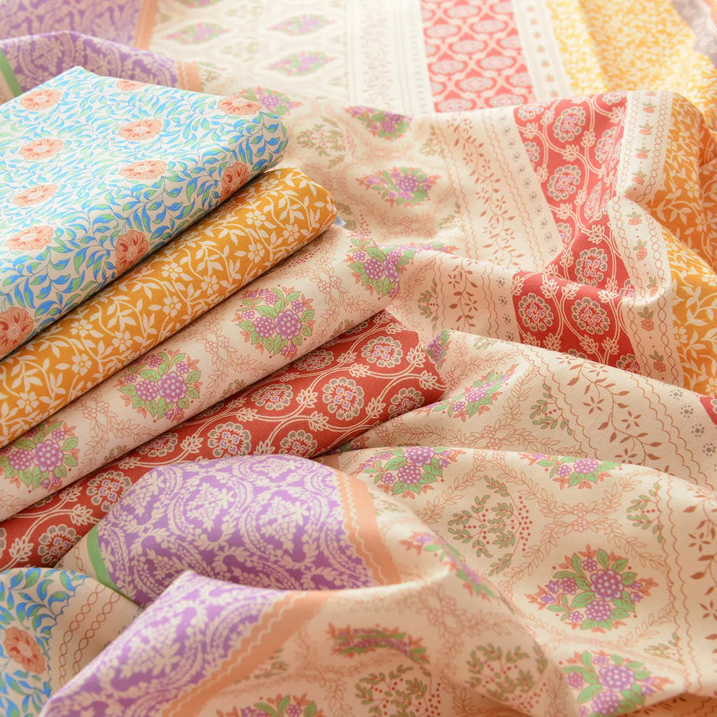 Bohemian Ethnic Print Cotton Fabric – 145cm Wide | Quilting, Garments & Home Décor