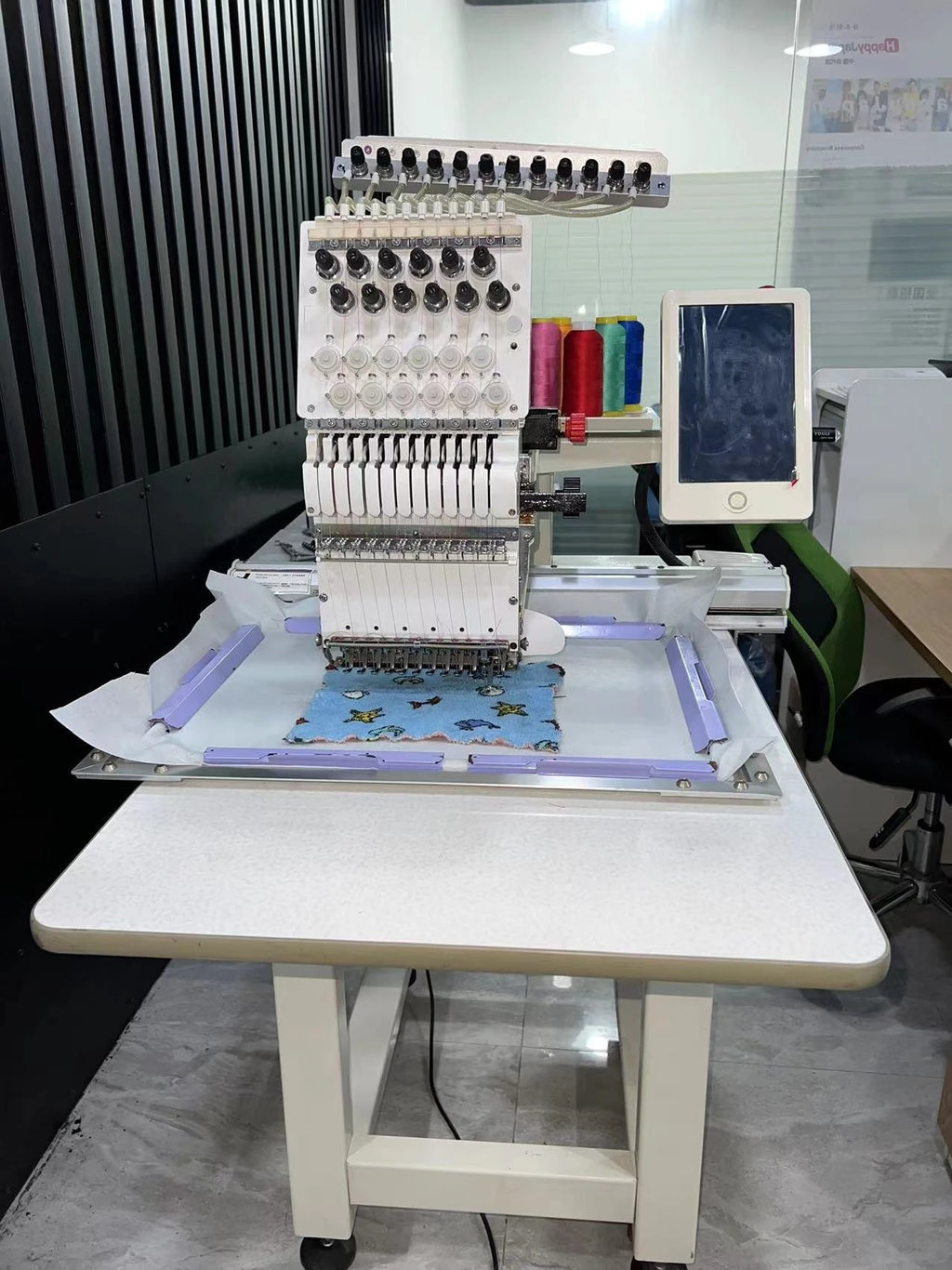 Used A15 Single Head Embroidery Machine – Personalized Commercial Embroidery
