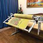 Soporte de aluminio para bastidor de bordado de mesa – Abrazadera para bastidor de punto de cruz y costura