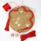 Kit Atrapasueños de Macramé Bohemio – Decoración DIY de Pared y Ventana con Anillo de Cristal