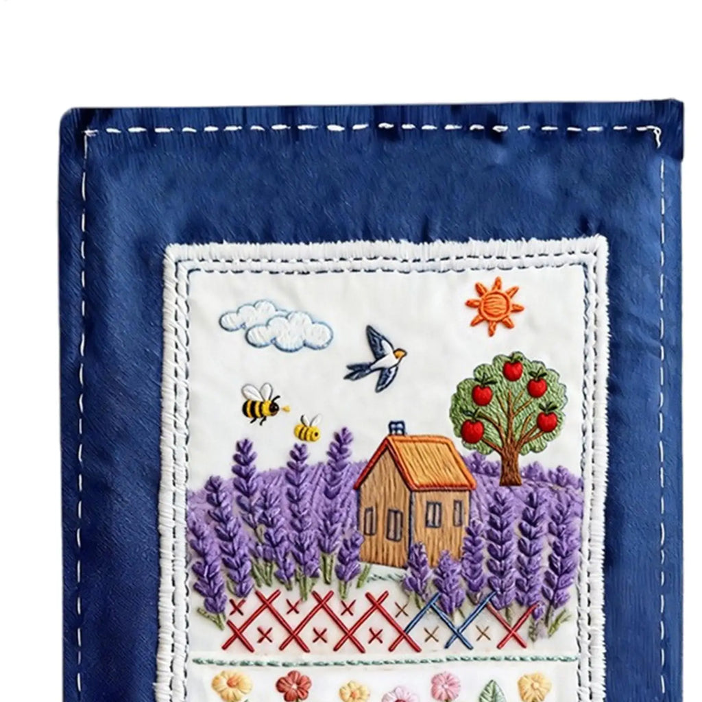 Embroidery Book for Beginners – 90+ Patterns, Reusable Fabric & Elegant Gift Box